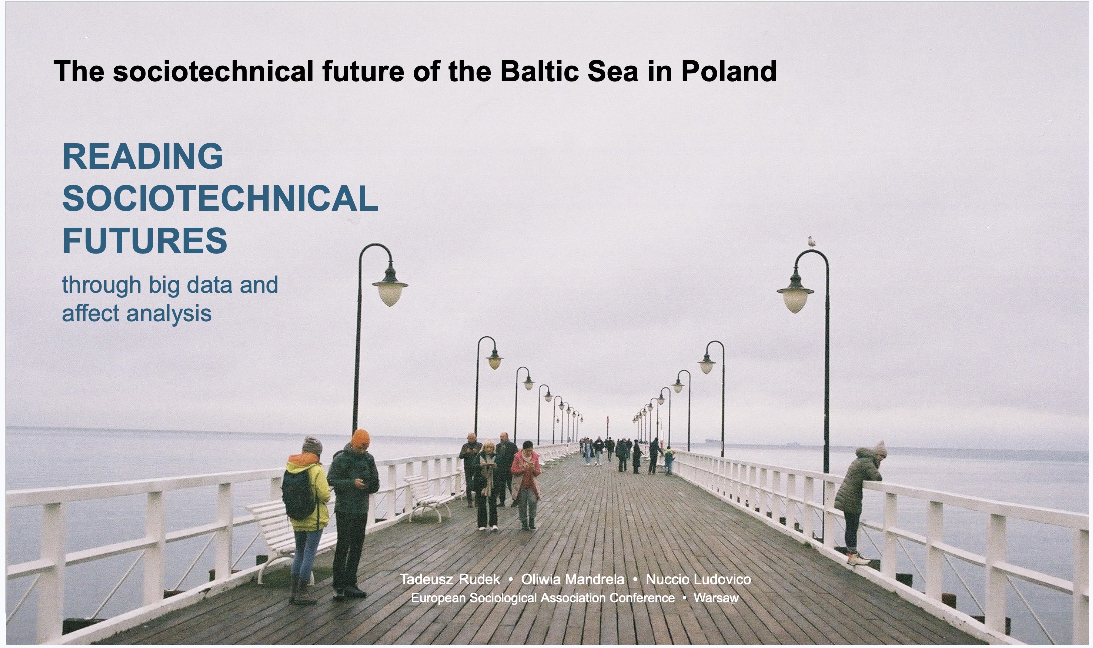 Title slide: Reading Sociotechnical Futures — the sociotechnical future of the Baltic Sea in Poland